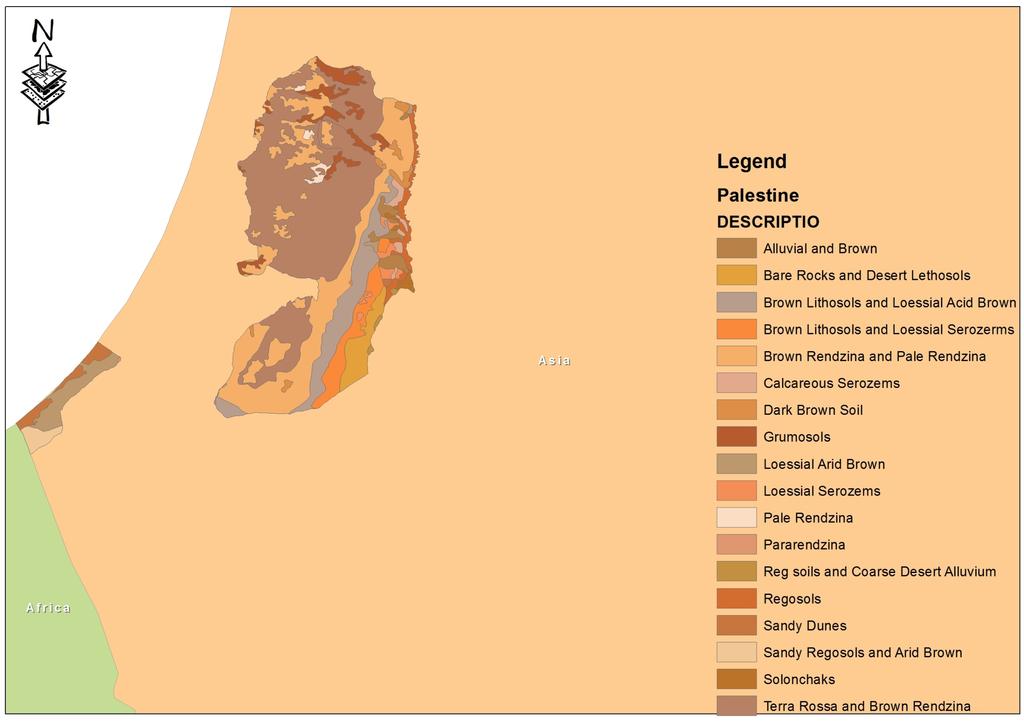 Palestine Soil map Unit : 18 The big
