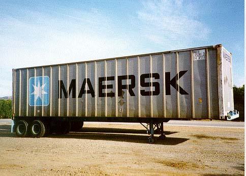 MAERSK SHIPPING LINE INTERMODAL CONTAINER Gross
