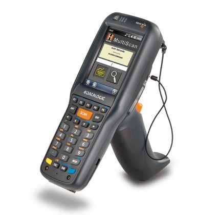 The mobile MultiScan hand scanner allows you to scan barcodes and see immediately on the display, whether the part is available or has already been reserved for another job.