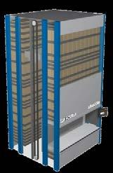 They include: Horizontal Carousels Consisting of bins mounted on an oval track that rotate horizontally to deliver stored items to an operator.