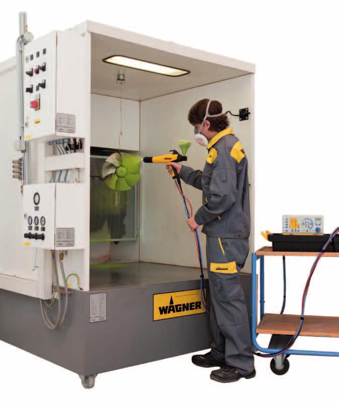 Manual booth technology from WAGNER Booth technology Efficient booth systems Whether you are just starting powder coating or transitioning from wet paint to powder coating, WAGNER has a cost