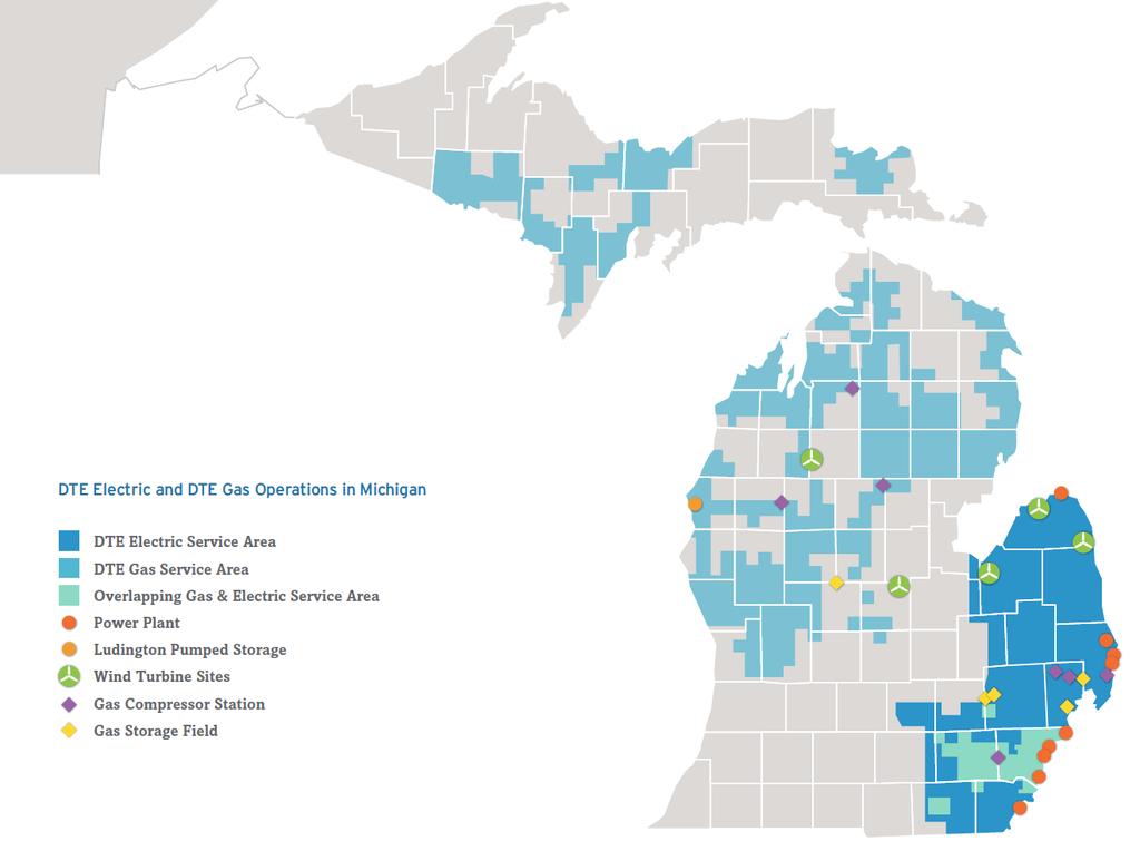 DTE Energy Includes Both Electric and Gas
