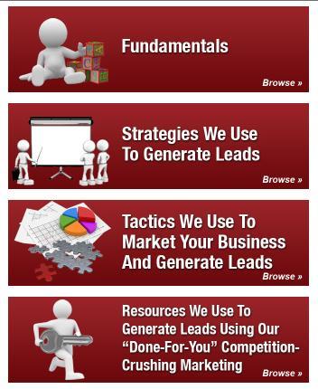 E-Learning Marketing System Generating more leads is a critical concern for all small business owners Go to More Leads E-Learning Marketing