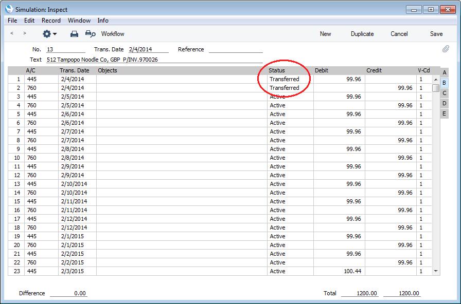 Purchase Ledger - Registers - Purchase Invoices clip icon) in the Invoice record, and then double-click an item in the list to open the record When you create a Transaction from each pair of postings