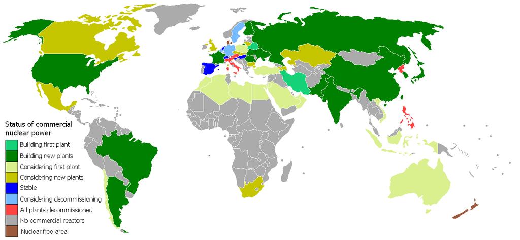 Nuclear Power by Country http://en.