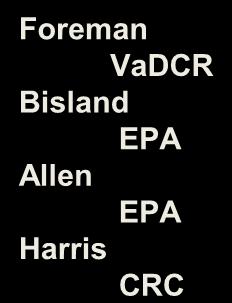 Management VaDCR Bisland EPA Allen EPA