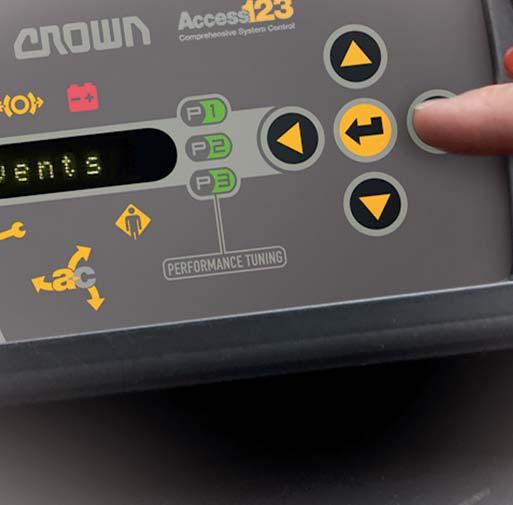 Crown s exclusive Access 1 2 3 Comprehensive System Control enables safe, reliable,