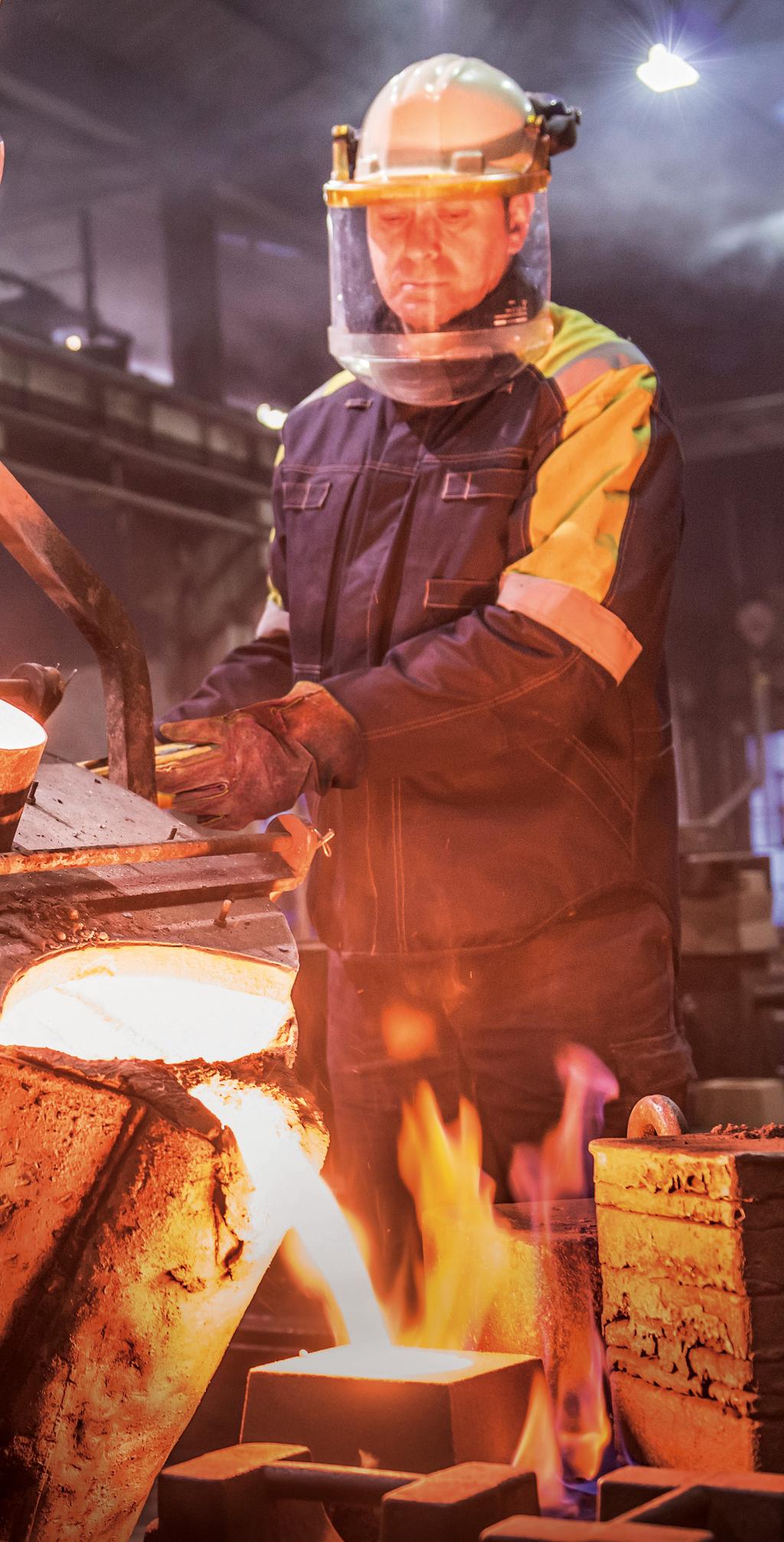 Challenge #3: Worker fatigue and safety Challenge: Worker fatigue can lead to unsafe work environments. Worker fatigue is one of the many potential hazards present in a foundry work environment.