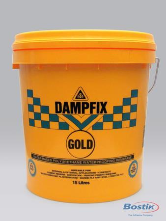 Technical Data Sheet Dampfix Gold Water Based Polyurethane Liquid Waterproofing Membrane DESCRIPTION One part, highly elastic, Class 3, water-based polyurethane waterproofing membrane system that
