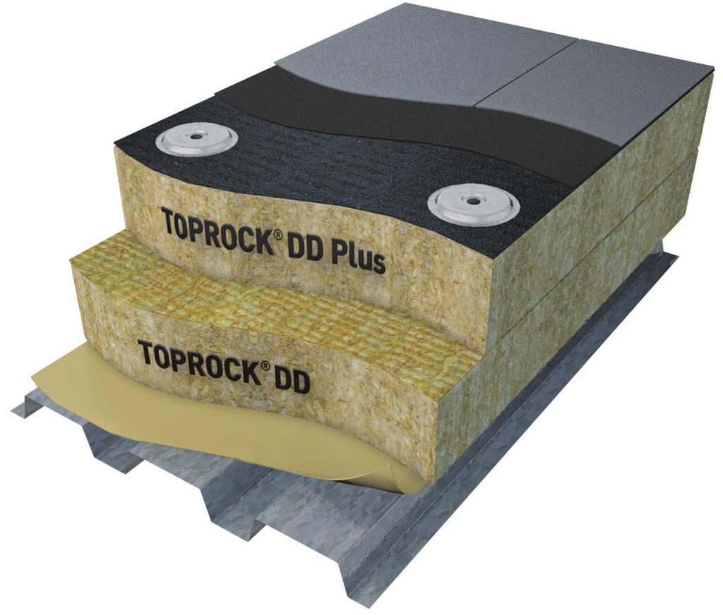 HIGH ROXUL PERFORMANCE COMMERCIAL ROOFINGINSULATION FOR COMMERCIAL CONSTRUCTION TOPROCK DD Fire Resistant Roofing Insulation ROXUL TOPROCK DD has exclusive stone wool dual density properties that
