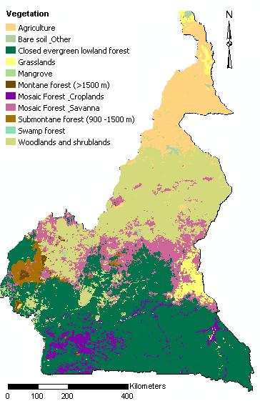 General introduction Cameroon belongs to the forest massif of the Congo Basin.
