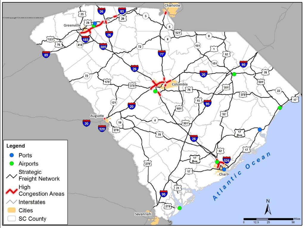 South Carolina Map 2:
