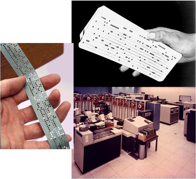 Changing times in Computing 1950 The Cambridge colleagues of Watson and Crick calculated the structure of DNA by putting data onto punched cards and
