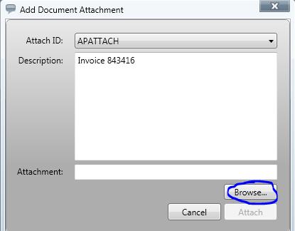 Click the Attachments tab at the top of the screen and select New Document. b.