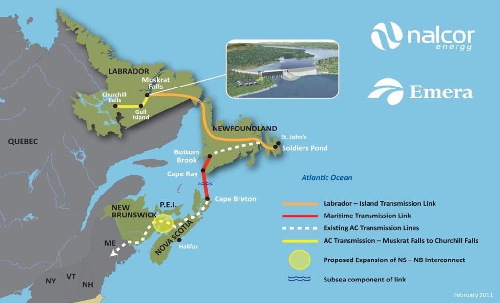 The Lower Churchill Project Overview The Lower Churchill project 1 is a two phase development of the 2250 MW Gull Island hydro generating station, the 824 MW Muskrat Falls hydro generating station