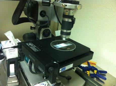 WETTING TEST METHOD Keyence microscope used for