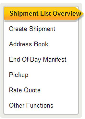 You can also select multiple shipments to be printed or tracked at the same