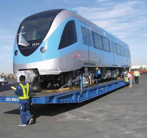 Project cargo inspections One of the most substantial projects of the past ten years has been the Dubai Metro.