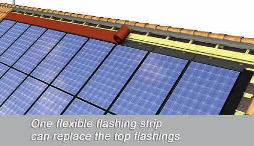 3. Implementation OPTION: REPLACING RIDGE FLASHINGS WITH A FLEXIBLE STRIP It is