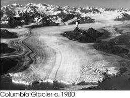 Glacial Retreat Alaska s Columbia Glacier has decreased by about 9 miles since 1980