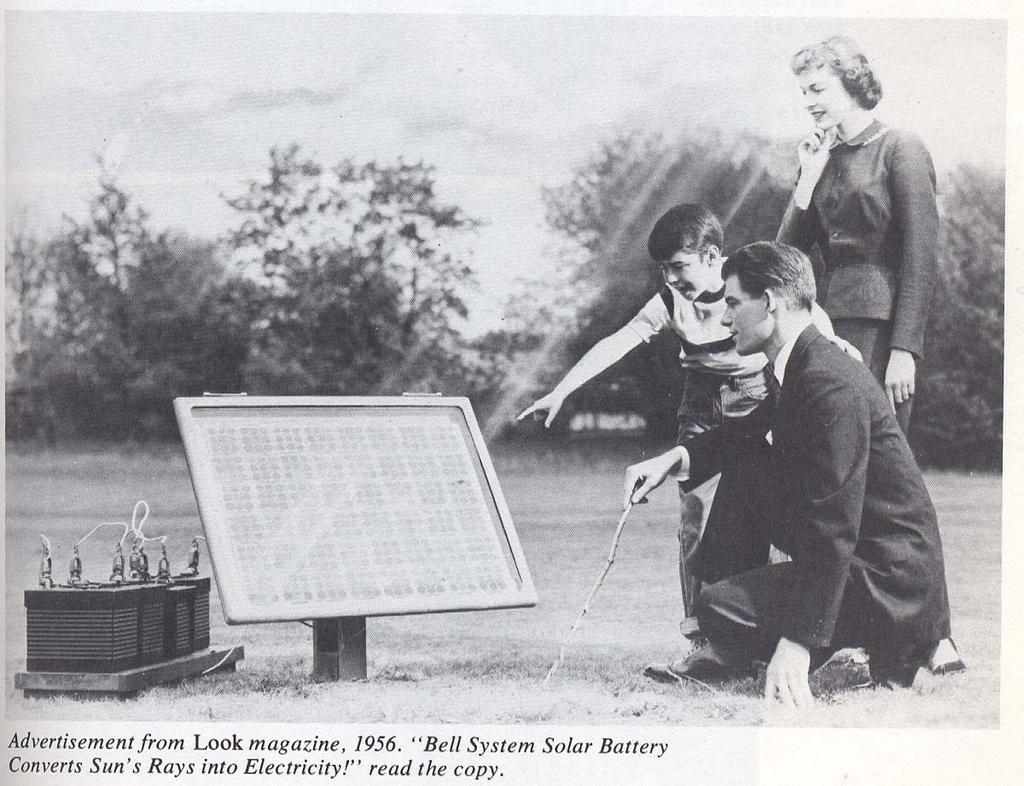 Bell System Solar Battery Converts Sun s Rays into