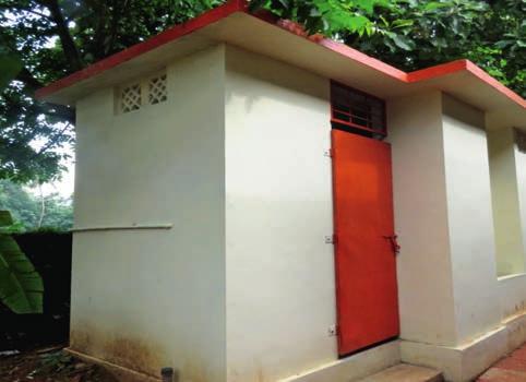 Providing Toilet Blocks in School at South Vazhakulam, Kochi.