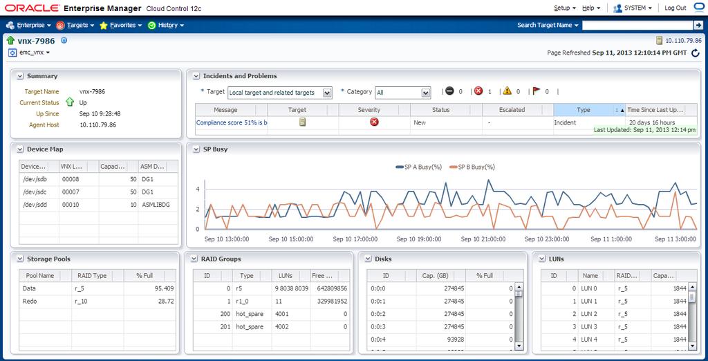 SELF-SERVICE WITH ORACLE ENTERPRISE MANAGER FREE XTREMIO PLUG-IN Manage & monitor the Oracle environment, including storage Automate tasks and assist on database administration Monitor XtremIO