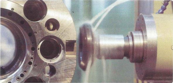 removed using various machines: LATHE With this machine parts such as cylinders, cones and threads are