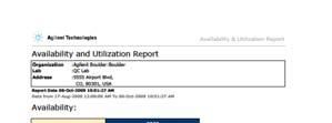 Detailed Insight Into Your Instruments Remote Advisor Report : Availability, Utilization, Capacity, and