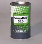 » Arma-Chek S Mastic is available to seal all non-elastomeric materials, such as PUR or cellular glass, prior to