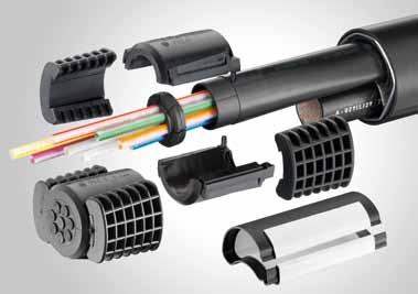 Bundle and multi-duct by comparison 30% less costs for material and installation With the speed pipe bundle SRV 50 empty and occupied cable duct routes can be optimally used flexible, meeting the