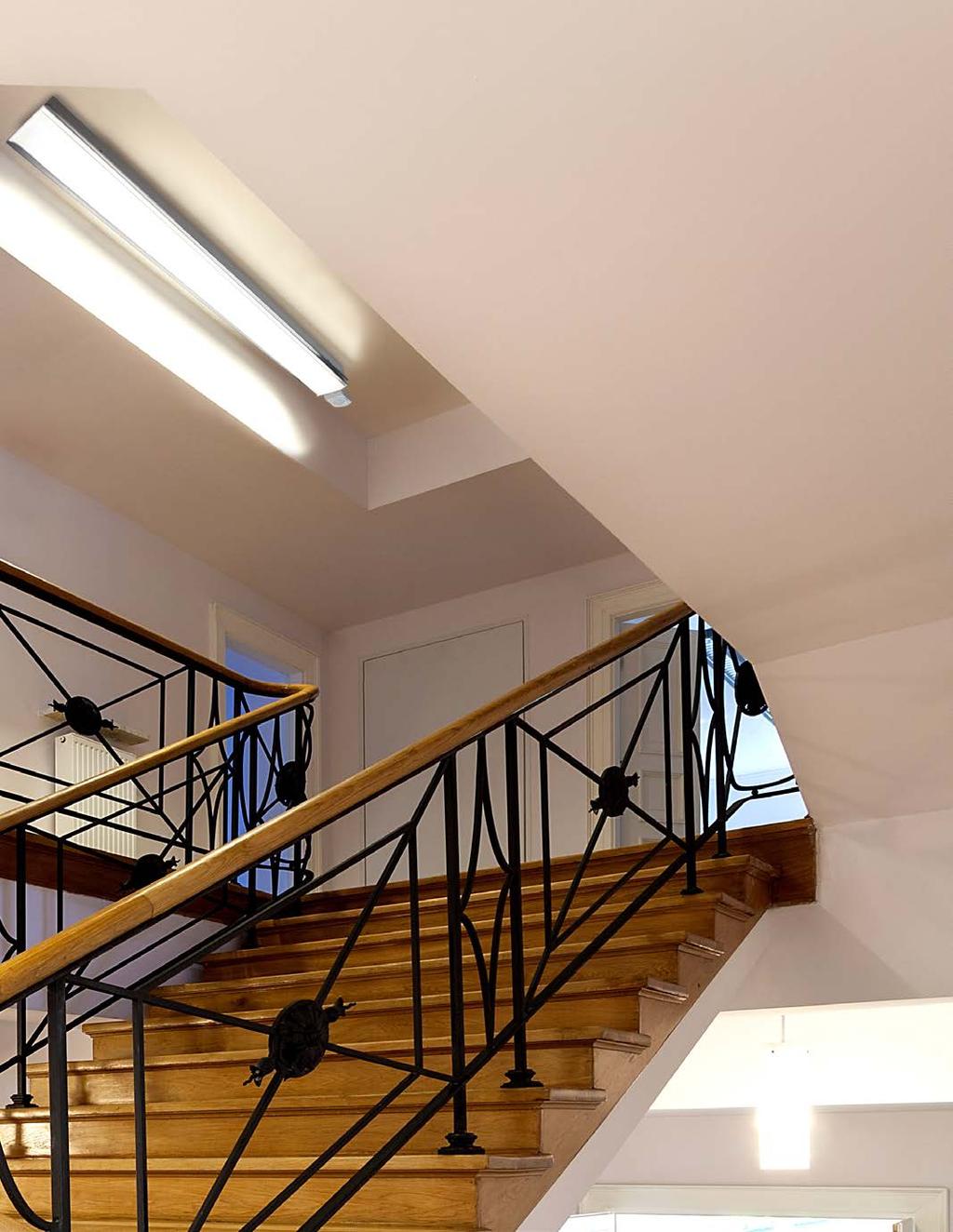 Compliance Assured Meeting governmental regulations is a core concern when lighting stairwells that demand specific requirements.