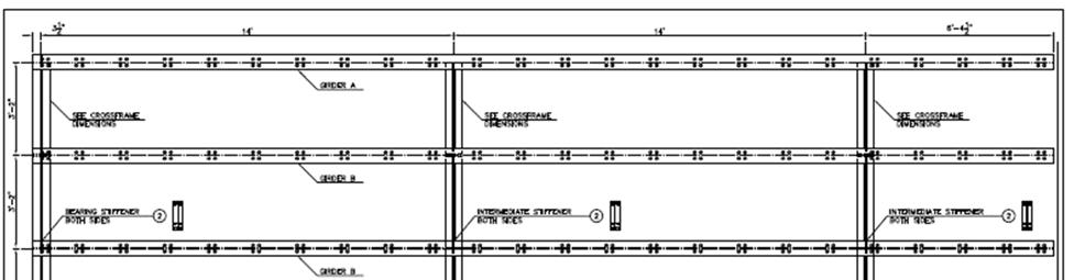 Fig. 40 Details of superstructure cross frames Task 4 Finalize bridge model details, construct and instrument the
