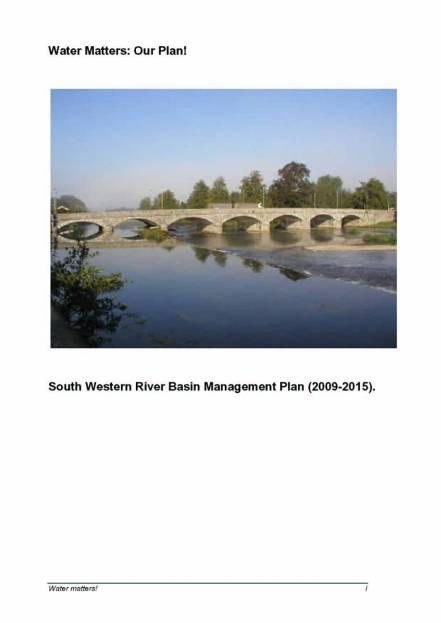 River Basin Management Plans River Basin