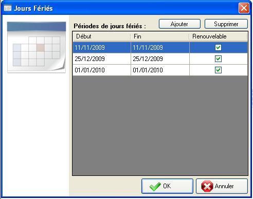 p.20/48 o Click holidays in the current window Confirm with 'OK'. 32 holiday periods can be created and stored in the control units. - Click once for holiday.