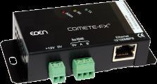 then insert the module as shown below: TCP/IP module C485FX interface Reinstall the cover,