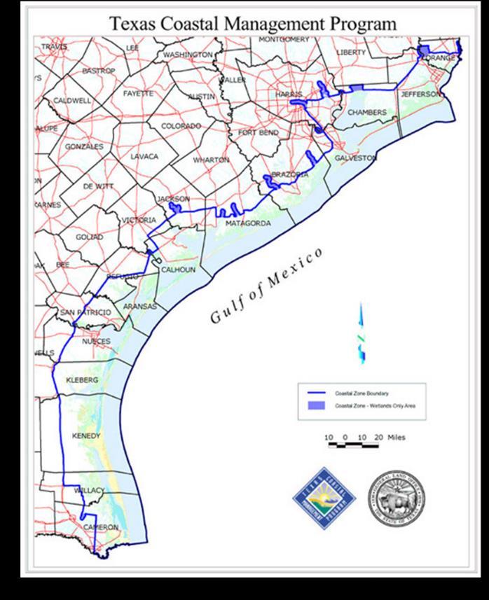 Coastal Zone Act Reauthorization Amendments (CZARA) Funded through the Texas Commission on Environmental