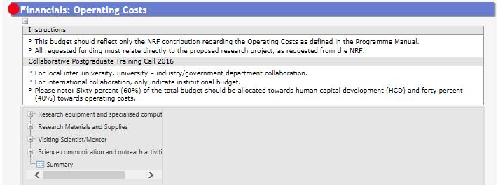 Step 15: The Financials: Operating Costs section is an important section where you will list the operating costs under the specific sub-sections that you will need.