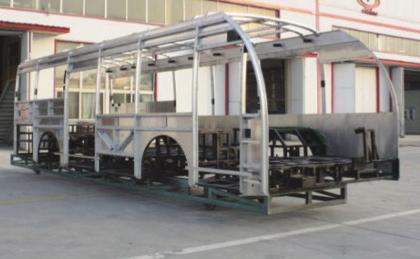 Name of Part or Process: Magnesium Alloy Electric Bus Skeleton Product Using Part: Body Skeleton Using Magnesium Alloy