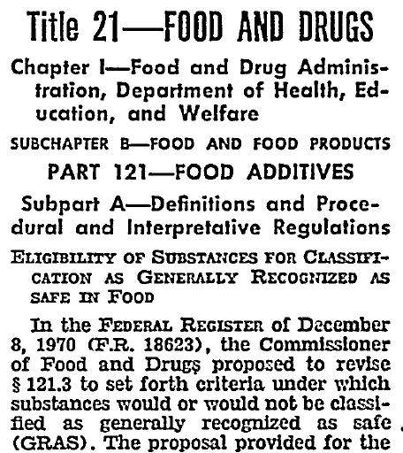 Regulating plant breeding: A historical perspective 1938: The Federal Food Drug & Cosmetic Act