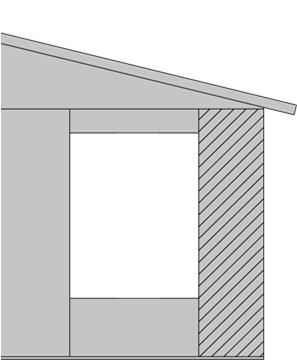 Sheath full height areas including gable ends 2. Sheath above and below openings 3.