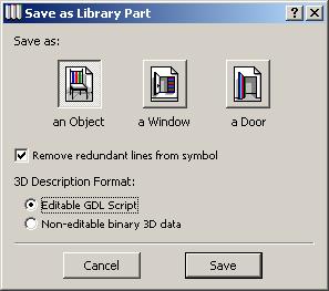 5. Define a name for the object and save it in the loaded project library 6.