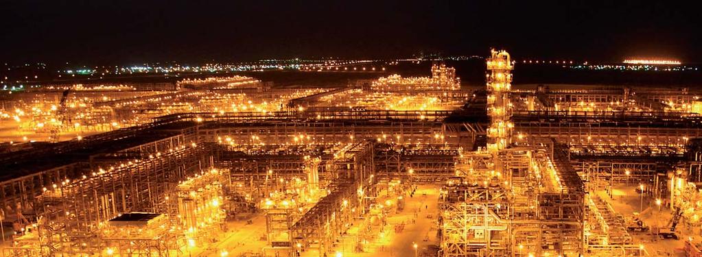 A grassroots gas treatment facility built by Technip for Saudi Aramco Khursaniyah Saudi Arabia Jubail Arabian Sea This large and challenging project was built on Technip's long experience in gas