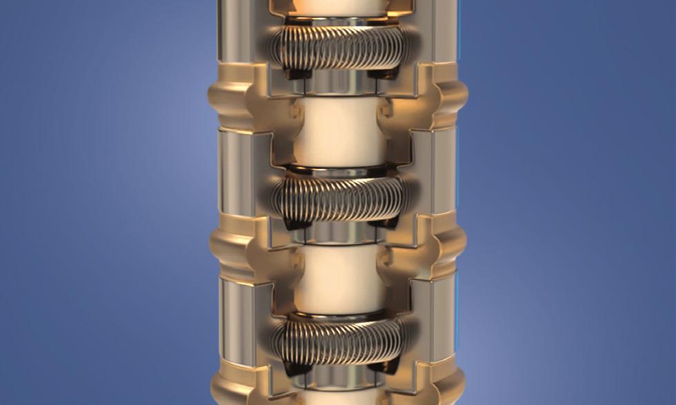 The Bal Conn s individual spring coils provide multipoint conductivity, adjusting individually to maintain maximum contact with electrodes on the lead that is inserted into the device header.