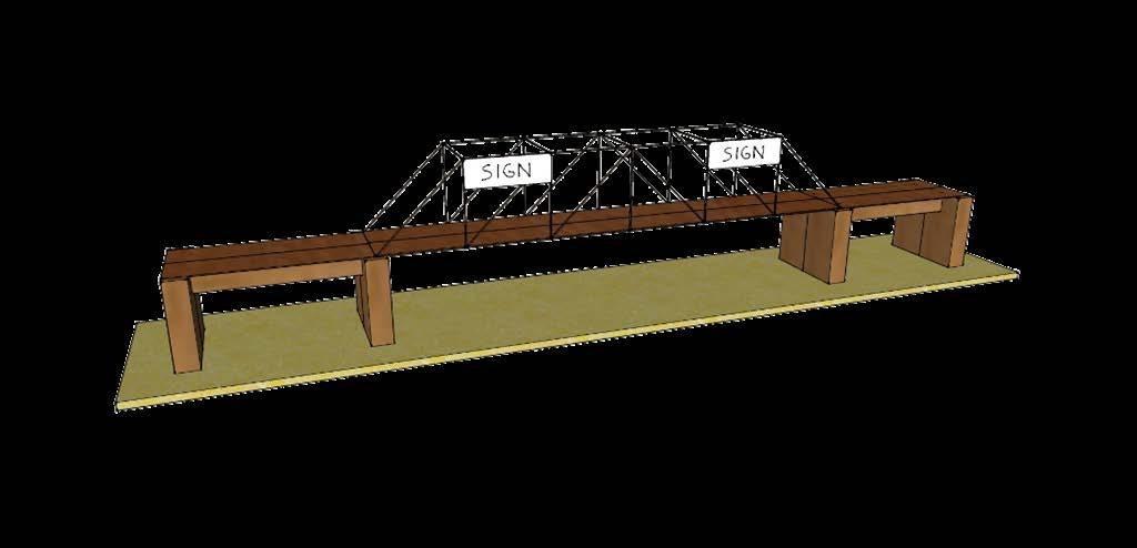 Layout of space and Sample Bridge: