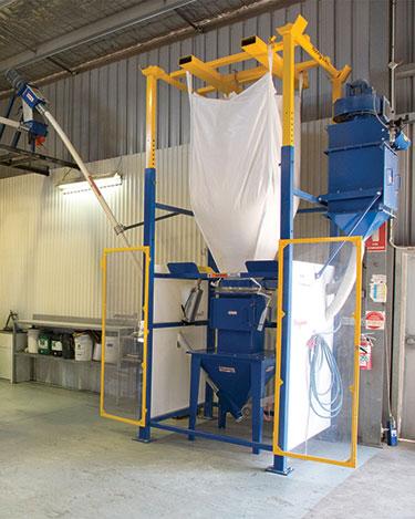 Processing the seeds generated atmospheric dust at the company's Griffith treatment plant, which solved the problem by installing a bulk bag discharger and flexible screw conveyors manufactured by