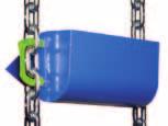 - System SWA - System Bucket mounting with a multiplelink attachment enables optimal bucket support during