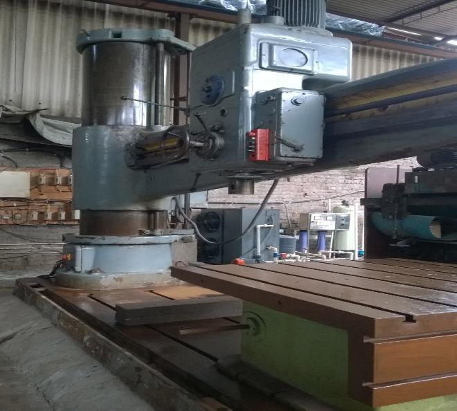 7. Radial Dill: Drilling in steel TS 600 MPa Feed 0,5 mm/rev - 60 rpm,mm100 Drilling in cast iron TS 250 MPa Feed 0.