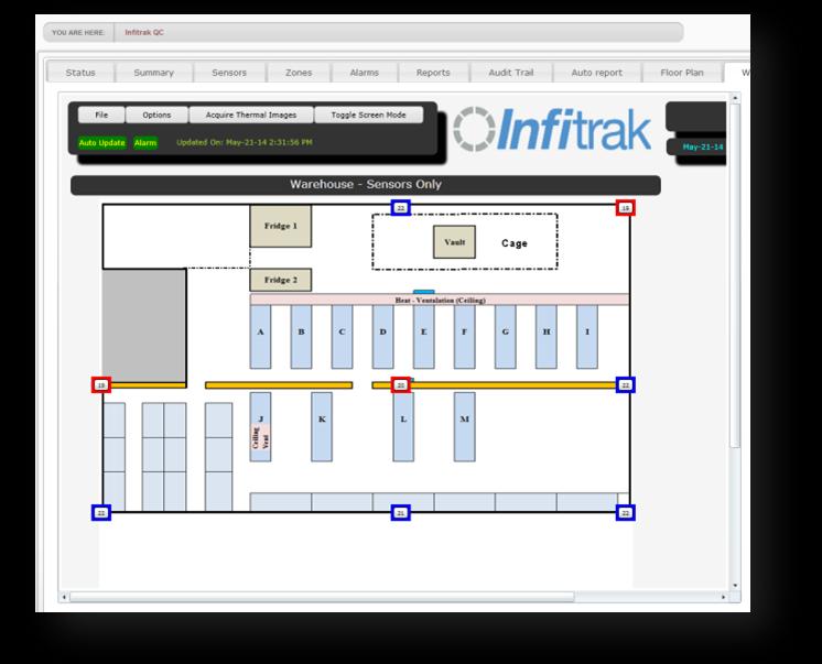 WEB-BASED DASHBOARD AND LIVE ALERT SYSTEM The Infitrak Remote Monitoring Platform allows you to