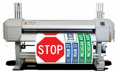 Avery Dennison is a true digital system provider, offering a complete, cost-effective, highly flexible digital printing solution with equipment, ink, and reflective sheeting for work zone and all